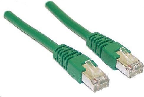 Wentronic Goobay CAT 5e Patchkabel, F/UTP, Grün, 0.25 m - CCA Kupfergemisch (68619)