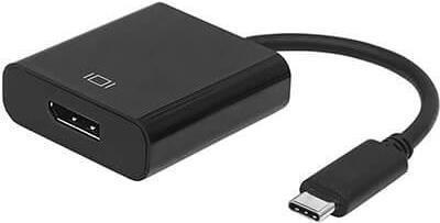 AISENS A109-0345 Videokabel-Adapter 0,15 m DisplayPort USB Typ-C Schwarz (A109-0345)