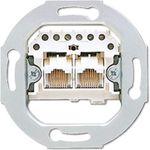JUNG UAE 2X8 UPO 2 x RJ-45 Grau Steckdose (UAE2X8UPO)