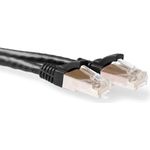ACT Black 3 meter LSZH SFTP CAT6A patch cable snagless with RJ45 connectors CAT6A S/FTP LSZH SNG BK 3.00M (FB7903)