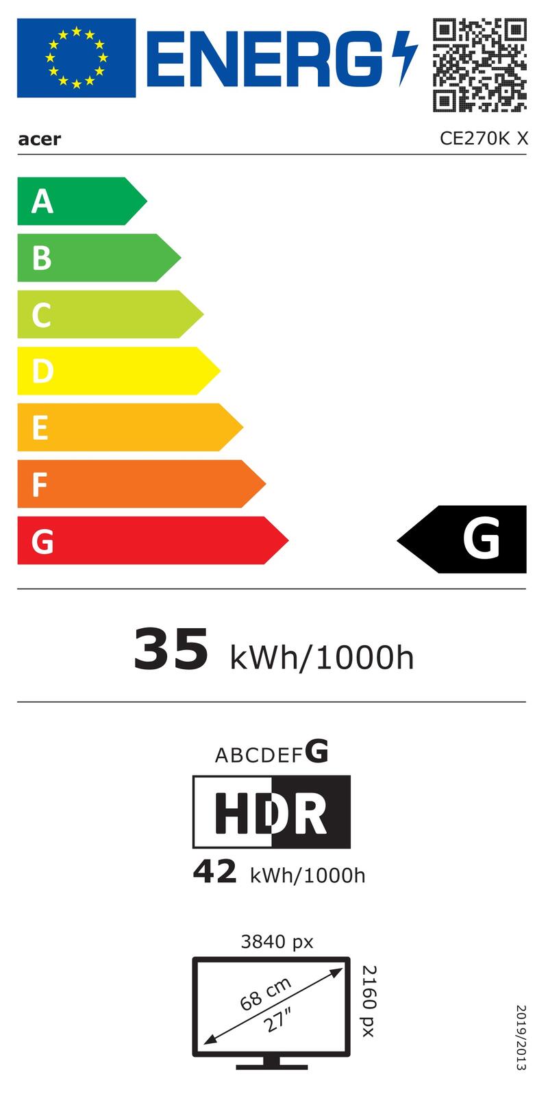 Energieeffizienzklasse G