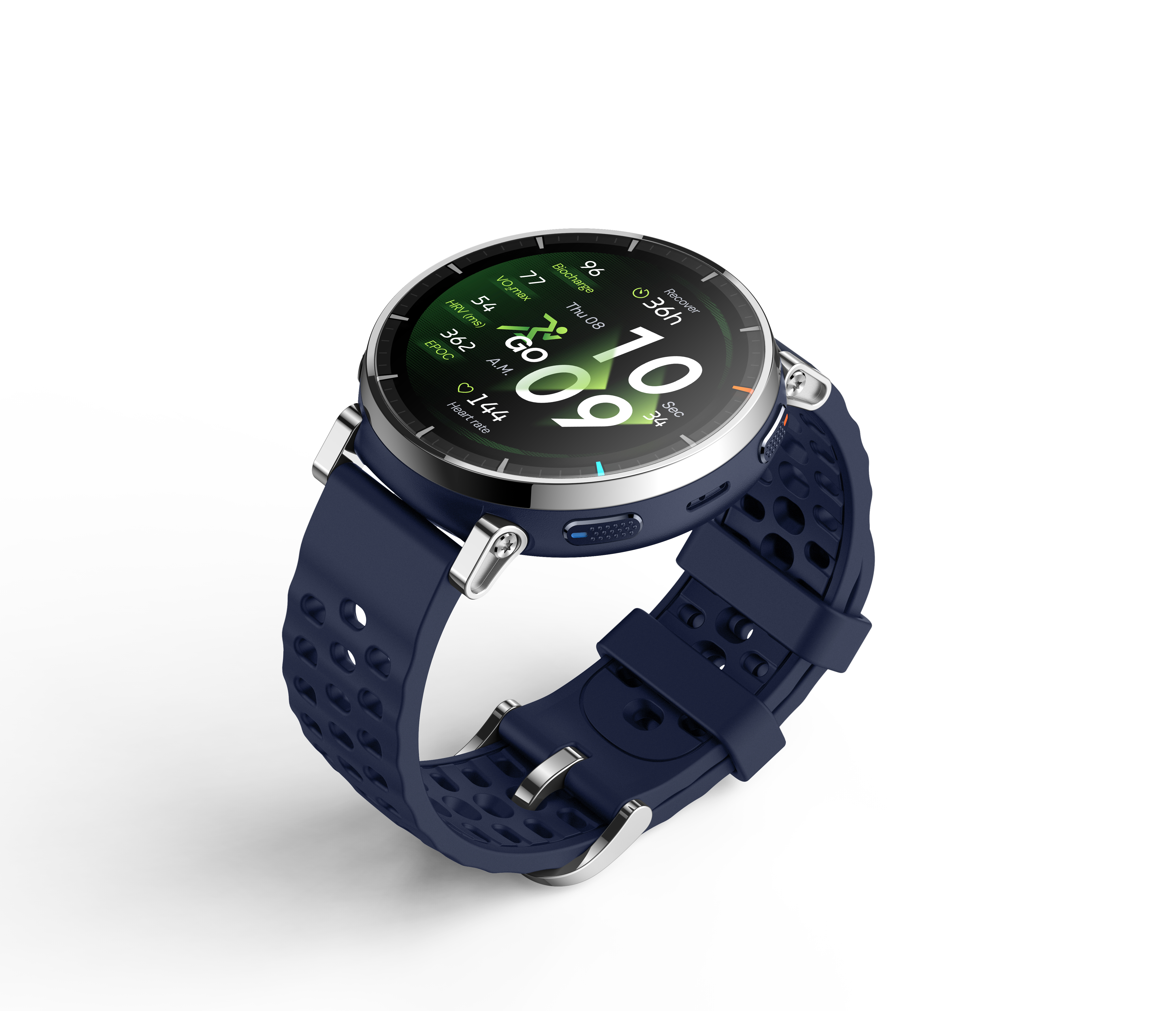 Amazfit Active 3 Premium Smartwatch 1,32" AMOLED 4 GB GPS NFC Bluetooth 5.3 Atlasblau