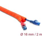 Delock Kabelschutzschlauch selbstschließend 2 m x 16 mm orange (19018)