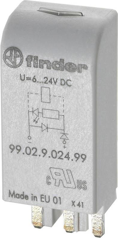 Finder Steckmodul mit Diode 28...60 VDC (99.02.9.060.99)