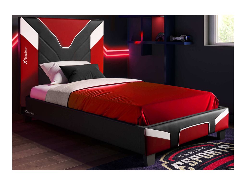 X Rocker Cerberus MKII Bettgestell 102 cm x 204 cm Rot