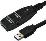 Microconnect USB3.0AAF10A USB Kabel 10 m 3.0 (3.1 Gen 1) USB A Schwarz (USB3.0AAF10A)