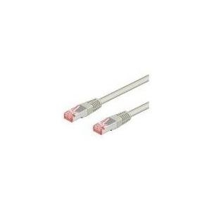 Wentronic Goobay CAT 6 Patchkabel, S/FTP (PiMF), Grau, 0.25 m - CCA Kupfergemisch (93371)