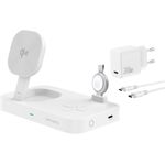 4smarts Qi2 Universal Weiß AC Kabelloses Aufladen Schnellladung Drinnen (540999)