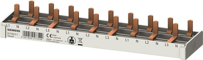 Siemens Stiftsammel- 5ST3673-7 schiene kompakt 10qmm 9TE 1 (5ST36737)