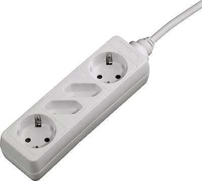 Hama 4-Way Power Strip with Child Protection (00121921)