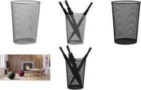 ALBA Schirmständer PMRAIN, aus Drahtmetall, metallic-grau oval, Durchmesser: 260 mm, Höhe: 600 mm, Fassungsvermögen: - 1 Stück (PMRAIN M)