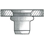 Gesipa Blindnietmutter Al M10x12x21 Senkkopf KS 4,0-6,5mm (Pack mit 100 St) (1455355)