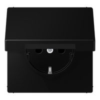 JUNG LS 1520 BFKIKL SWM Steckdose Typ F Schwarz (LS1520BFKIKLSWM)