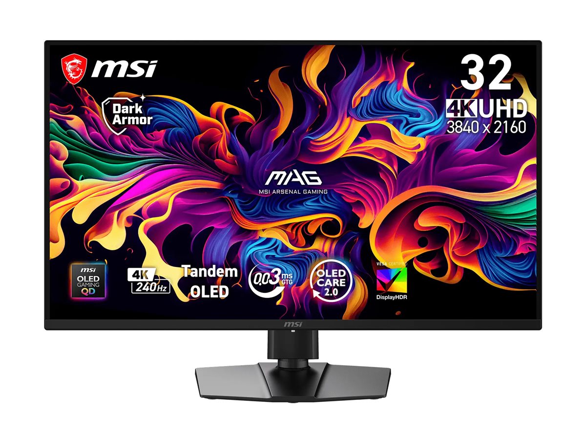 MSI MAG 321UPDE X24 32" 4K UHD 240 Hz Tandem OLED Schwarz