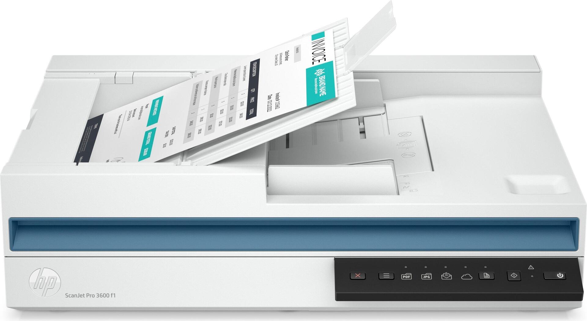 HP ScanJet Pro 3600 f1 Flachbett- & Dokumentenscanner 1200 x 1200 DPI 30 Seiten/Min. USB 3.0 Weiß