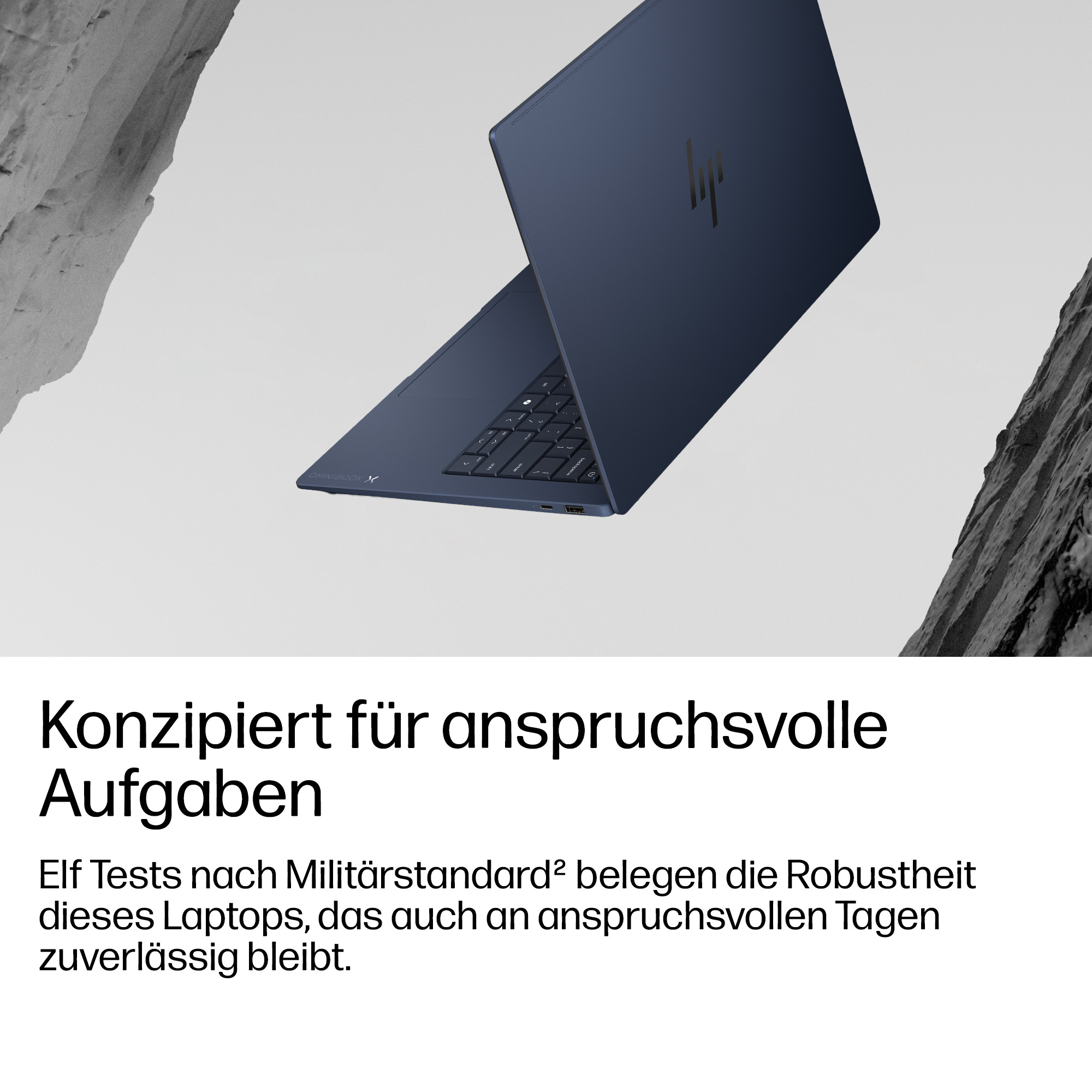 HP OmniBook X Flip 14-kc0150ng 14" Touch, AMD Ryzen AI 5 430, 16 GB RAM, 512 GB SSD, Windows 11 Home, Atmospheric Blue