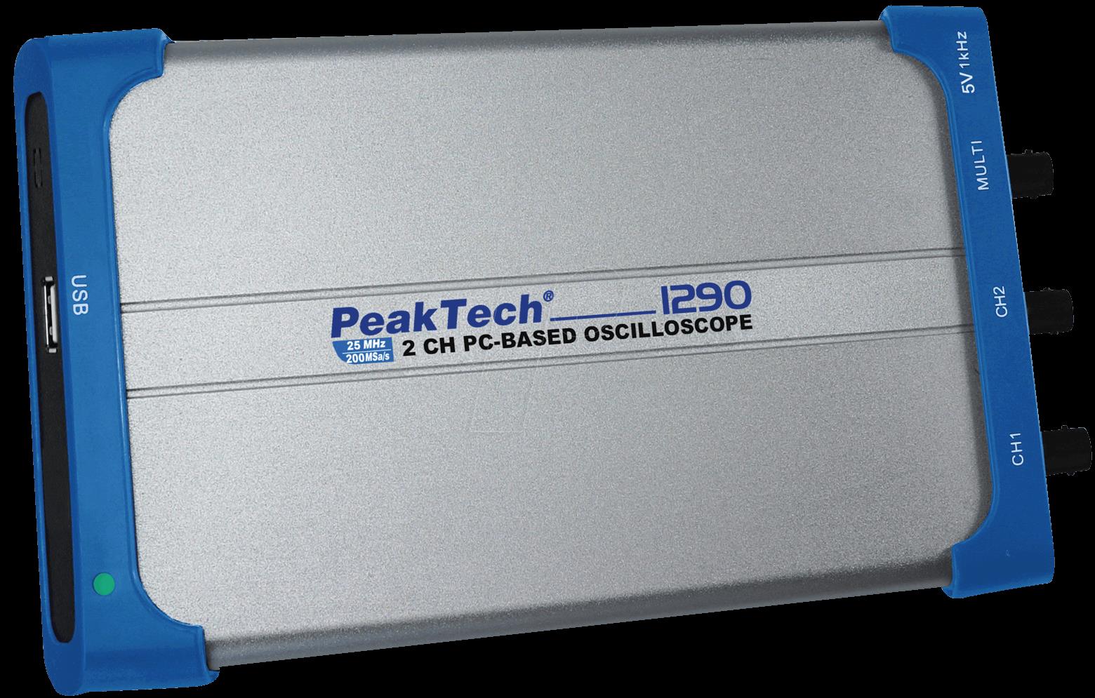 PeakTech Oszilloskop PC 2x25 MHz (PeakTech 1290)