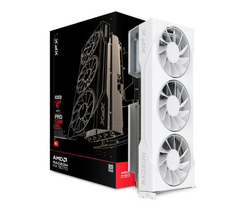XFX RX 9070 SWIFT Triple-Fan White 16GB OC GDDR6 White (RX-97SWFT3W7)