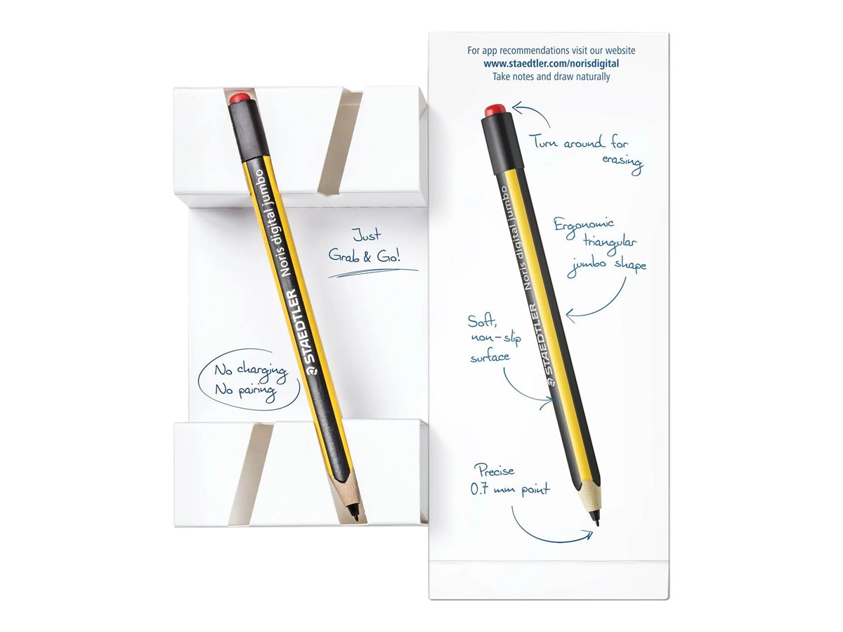 STAEDTLER Noris digital jumbo 180J 22 EMR Active Stylus Schwarz, Gelb