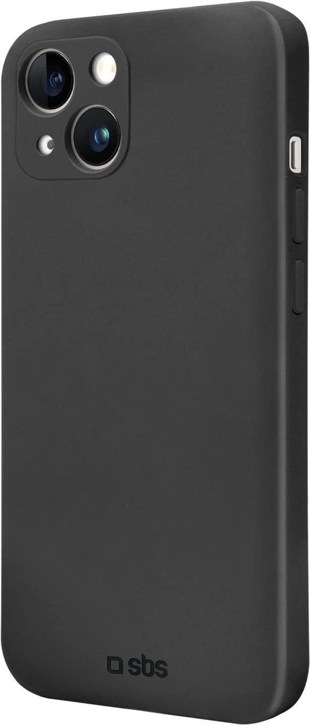 SBS TEINSTIP1567K. Etui-Typ: Cover, Markenkompatibilität: Apple, Kompatibilität: iPhone 15 Plus, Maximale Bildschirmgröße: 17 cm (6.7"), Oberflächenfärbung: Monochromatisch, Produktfarbe: Schwarz (TEINSTIP1567K)