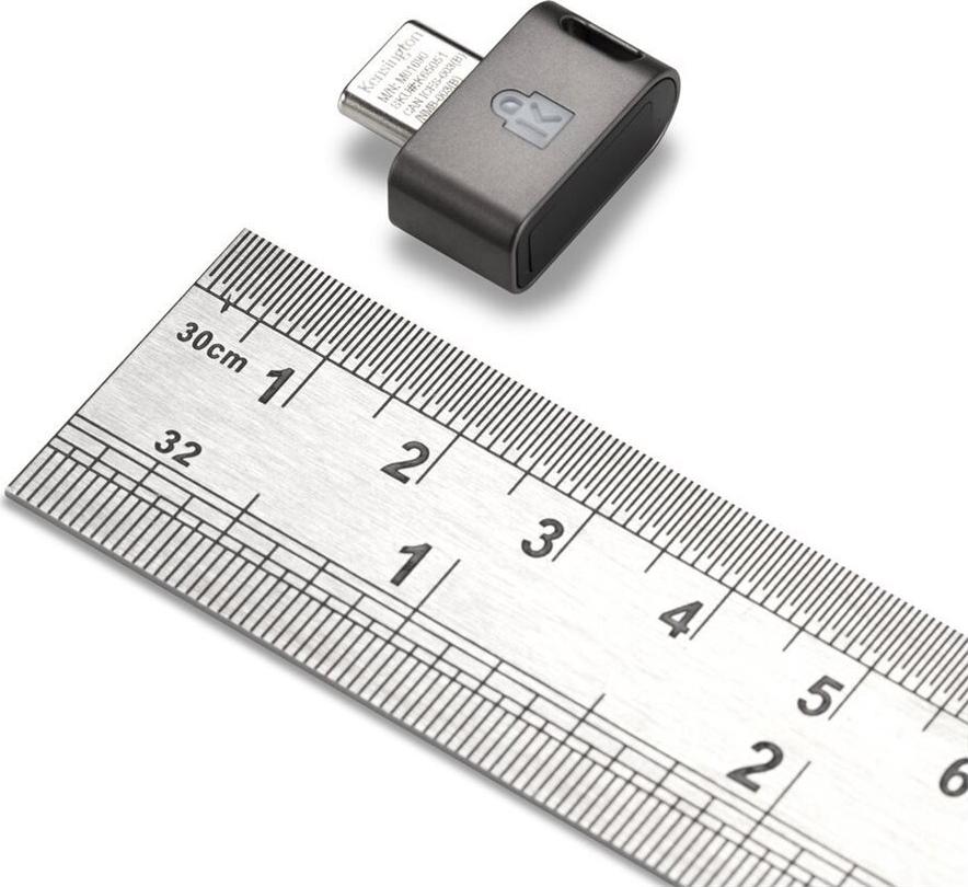 Kensington VeriMark Guard 2.1 USB-C Fingerabdruck-Sicherheitsschlüssel Schwarz