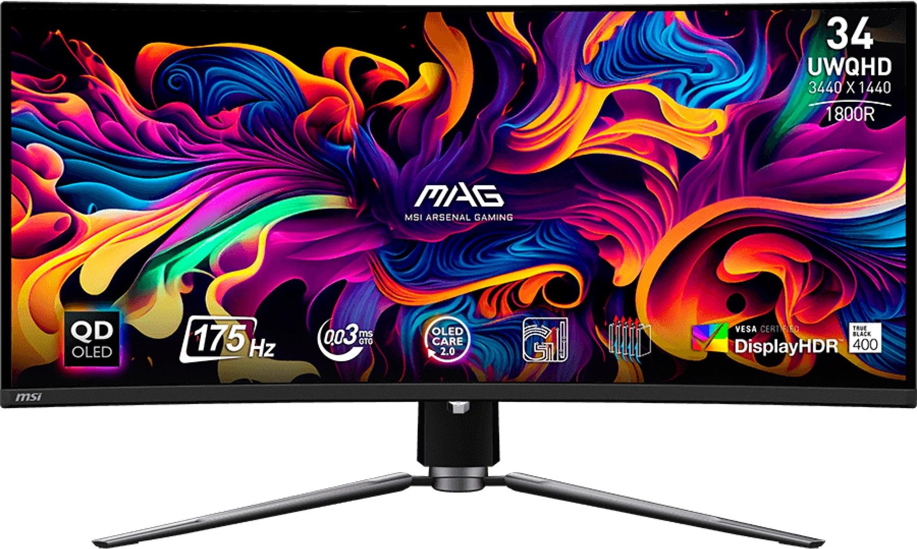 MSI MAG 341CQPDE QD-OLED, Gaming-Monitor (9S6-3DD04T-004)