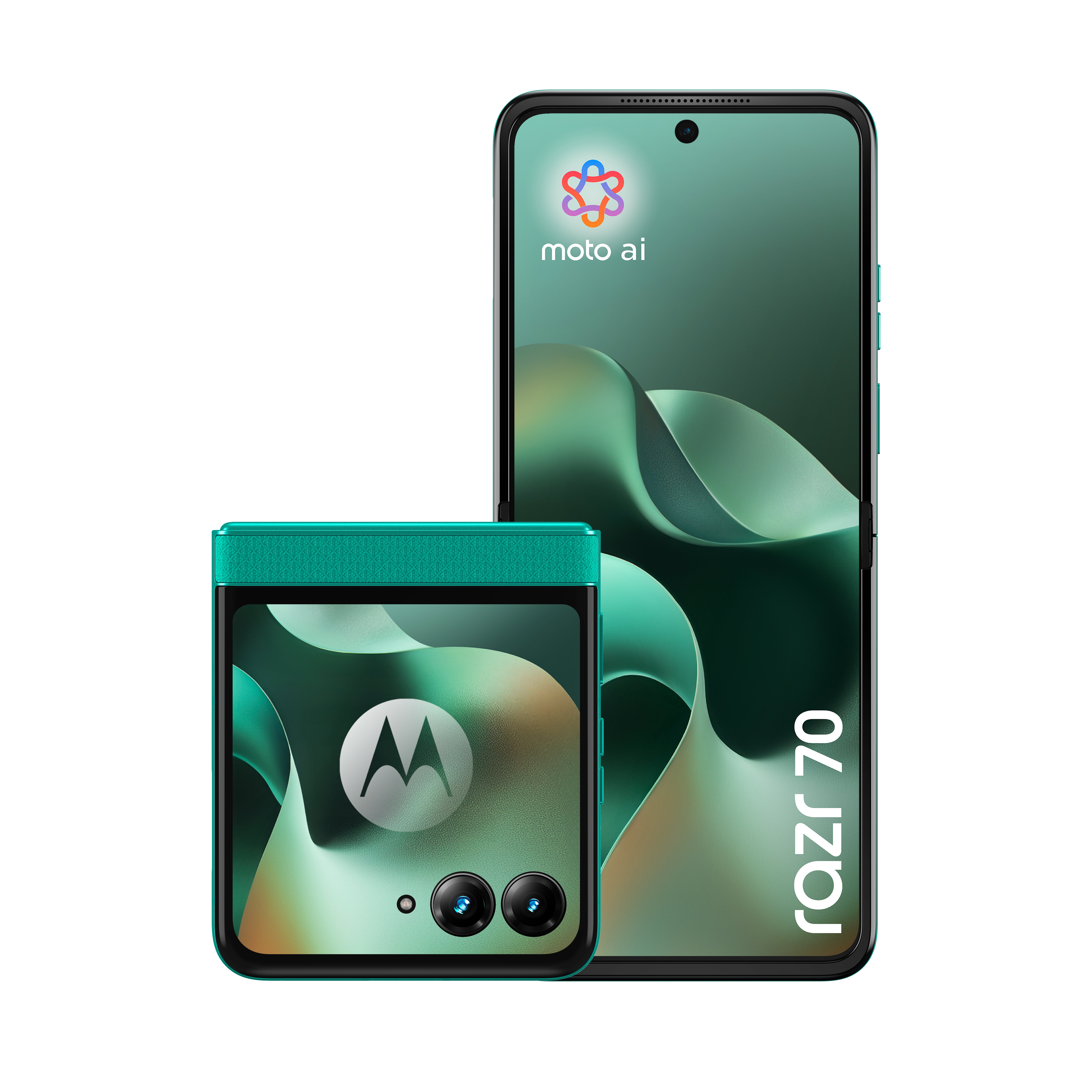 Motorola Razr 70 Klapphandy 6.9" 8 GB RAM 256 GB SSD Sporting Green