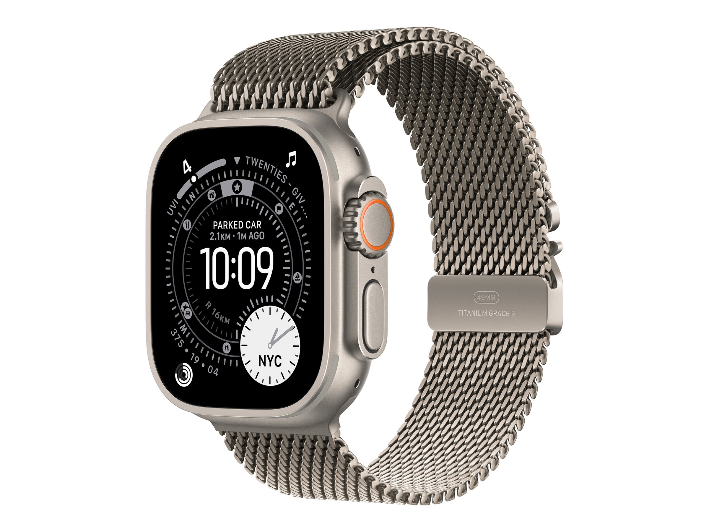 Apple Milanese Loop 49 mm Natural Titanium Large