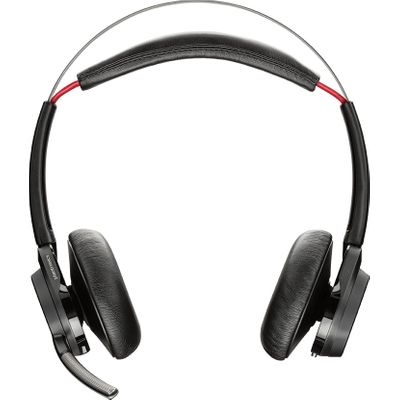 POLY Voyager Focus UC B825-M Stereo Bluetooth Headset inkl. USB Dongle (ohne Tischlader) MS zertifiziert (202652-104)