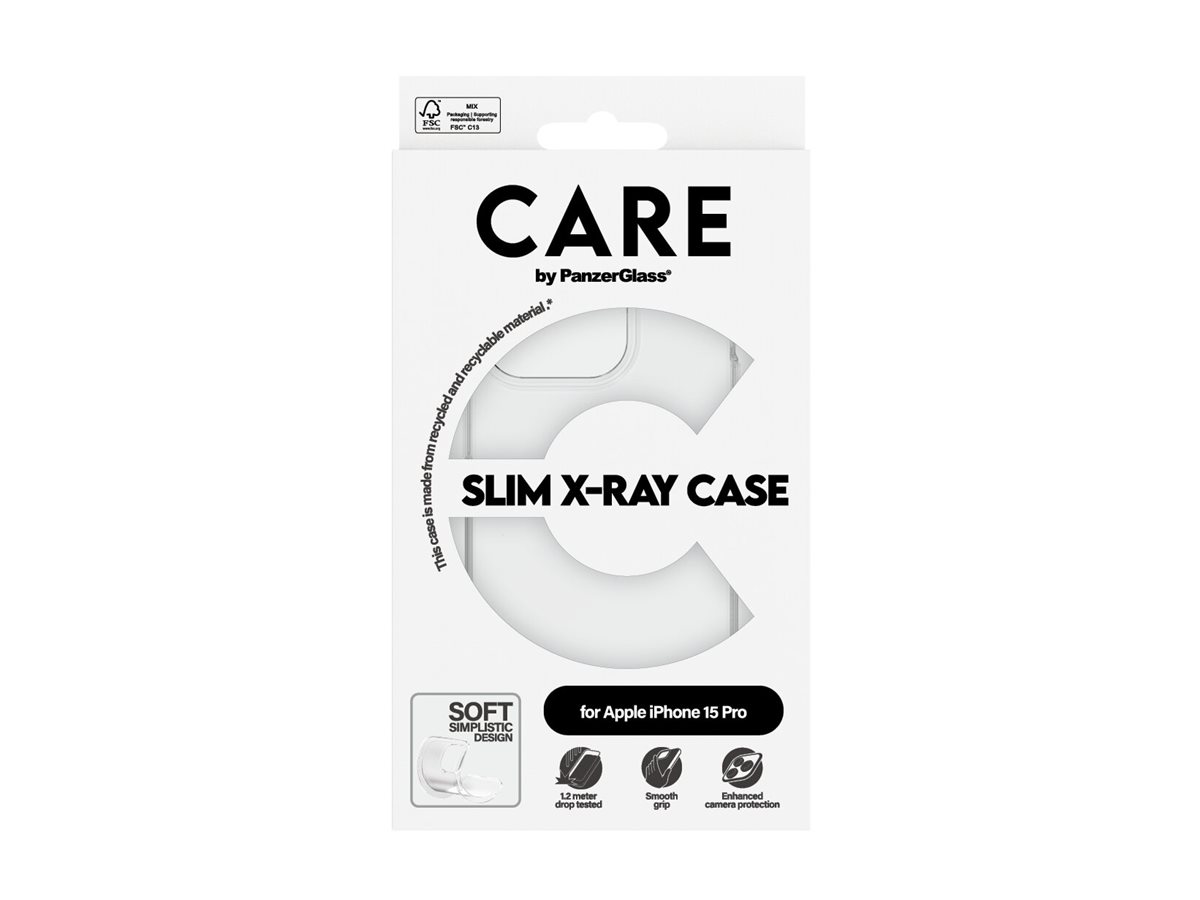 PanzerGlass CARE by PanzerGlass X-Ray Schutzhülle für iPhone 15 Pro Durchsichtig