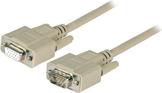 EFB-Elektronik VGA Verlängerungskabel, 2x HD-DSub 15, St.-Bu., 3,0m, beige Hersteller: EFB Elektronik (EK322.3)