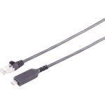 USB-C LAN adapter cable 1G RJ45 PVC black 7.5m (13-51065)