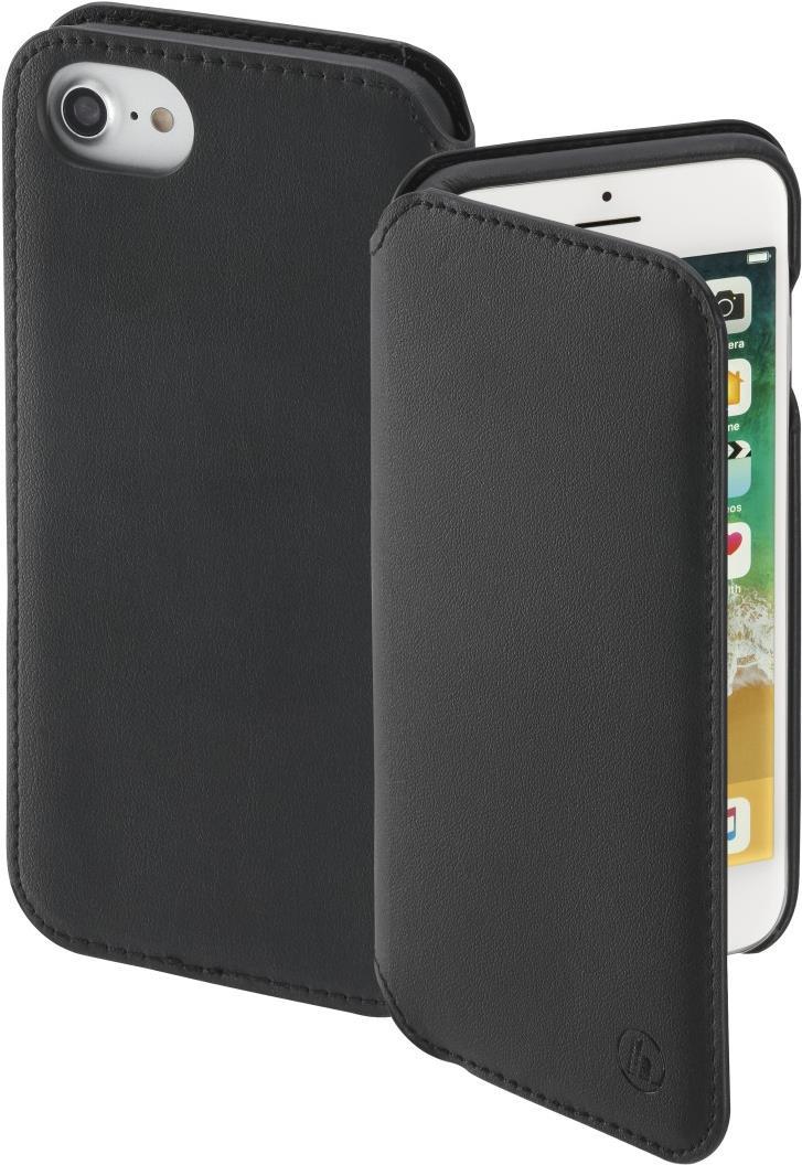 Hama Essential Line Finest Sense - Flip-Hülle für Mobiltelefon - Kunstleder - Schwarz - für Apple iPhone 6, 6s, 7, 8 (00196852)