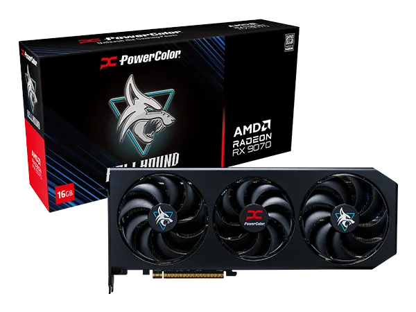 PowerColor Hellhound Radeon RX 9070 16 GB GDDR6 Schwarz