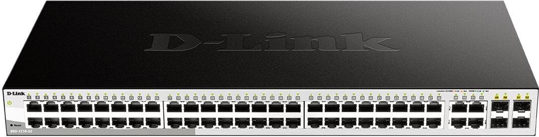 D-Link DGS-1210-52/E 52-Port Layer 2 Smart Managed Gigabit Switch Schwarz