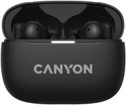 Canyon OnGo TWS-10 ANC+ENC, Bluetooth Headset, microphone, BT v5.3 BT8922F, Frequence Response:20Hz-20kHz, battery Earbud 40mAh*2+Charging case 500mAH, type-C kabelio ilgis 24cm,size 63.97*47.47*26.5mm 42.5g, Juodas (CNS-TWS10B)