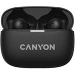Canyon OnGo TWS-10 ANC+ENC, Bluetooth Headset, microphone, BT v5.3 BT8922F, Frequence Response:20Hz-20kHz, battery Earbud 40mAh*2+Charging case 500mAH, type-C kabelio ilgis 24cm,size 63.97*47.47*26.5mm 42.5g, Juodas (CNS-TWS10B)