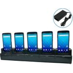 UNITECH 5-slot terminal charging cradle with power adapter.ÿ ÿCompatible with the EA660 with and without bumper.xNot included but optional accessory: 3 Pins Power Cord EU or UKx (EU 1550-602333G / UK 1550-602689G) (5000-900132G)