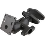 RAM Mounts Schraubklemmen-Set - D-Kugel (2,25" ), kurzer Verbindungsarm, VESA-Platte (75 x 75 mm) (RAM-D-2461U-C-247-4)