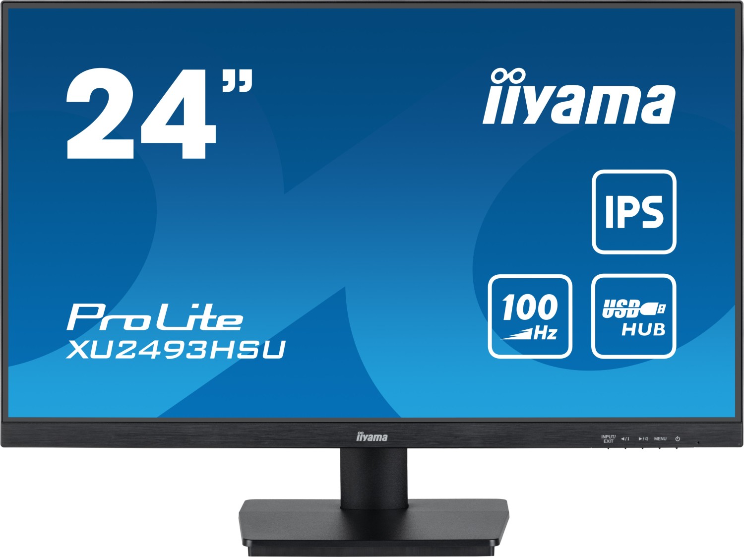 iiyama ProLite XU2493HSU-B6 Computerbildschirm 61 cm (24") 1920 x 1080 Pixel Full HD LED Schwarz (XU2493HSU-B6)