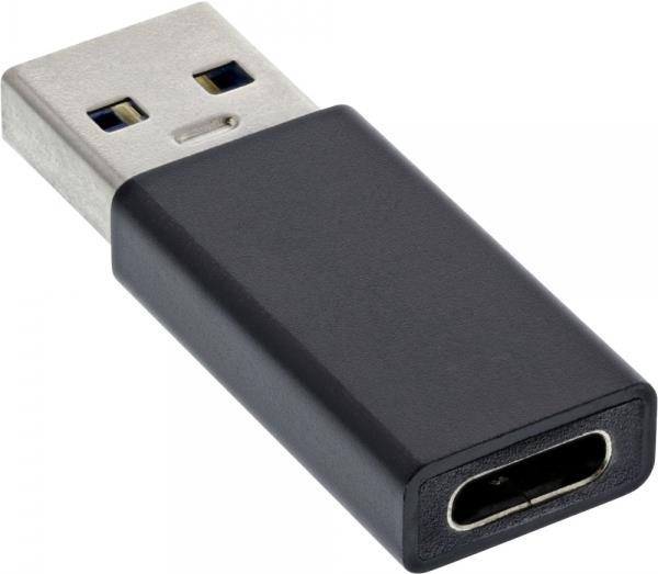 INLINE USB 3.2 Gen.2 Adapter USB-A Stecker auf USB Typ-C Buchse (35810)