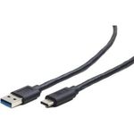Gembird CCP-USB3-AMCM-6 USB Kabel 1,8 m USB 3.2 Gen 1 (3.1 Gen 1) USB C USB A Schwarz (CCP-USB3-AMCM-6)
