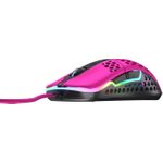 Xtrfy M42. Formfaktor: Beidhändig. Bewegungerfassungs Technologie: Optisch, Geräteschnittstelle: USB Typ-A, Bewegung Auflösung: 16000 DPI, Tastentyp: Gedrückte Tasten, Scroll Typ: Rad, Beschleunigung (Max.): 50 G. Farben der Beleuchtung: Multi. Energiequelle: Kabel. Produktfarbe: Pink (M42-RGB-PINK)