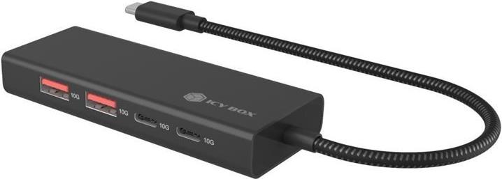 ICY BOX IB-HUB1436-CPD 4-Port USB 3.2 Gen 2 Hub 2 x 3.2 Type-A und 2 3.2 Type-C (IB-HUB1436-CPD)