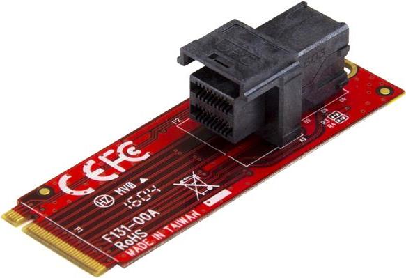 StarTech.com U.2 (SFF-8643) to M.2 PCI Express 3.0 x4 Host Adapter Card for 2.5" U.2 NVMe SSD (M2E4SFF8643)