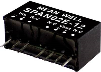 MEAN WELL SPAN02A-12 Netzteil & Spannungsumwandler 2 W (SPAN02A-12)