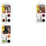 EBERHARD FABER Schminkset Halloween Teufel/Dracula gruselige Halloweenmasken zum Schminken, schnell - 1 Stück (579028)
