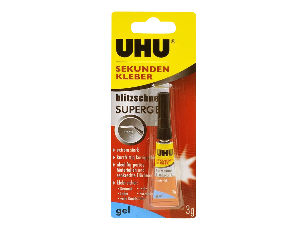 UHU SEKUNDENKLEBER SUPERGEL 3 g