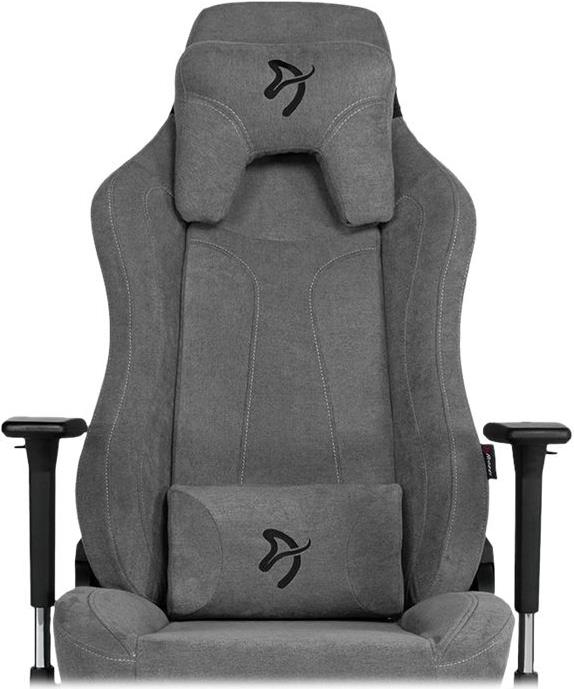 Arozzi Vernazza Soft Fabric Gaming-Stuhl Ash