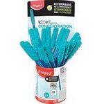 Maped Bleistift KIDY learn CONCENTRATION + Bleistiftaufsatz 20er Köcher, HB, Minenstärke: 2,2 mm, dreieckig, bruchfeste - 1 Stück (854401)